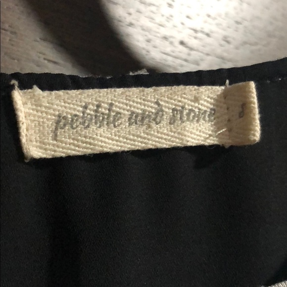 Pebble and Stone double layer with ties blouse - Picture 6 of 6